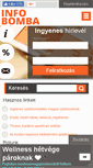 Mobile Screenshot of infobomba.hu